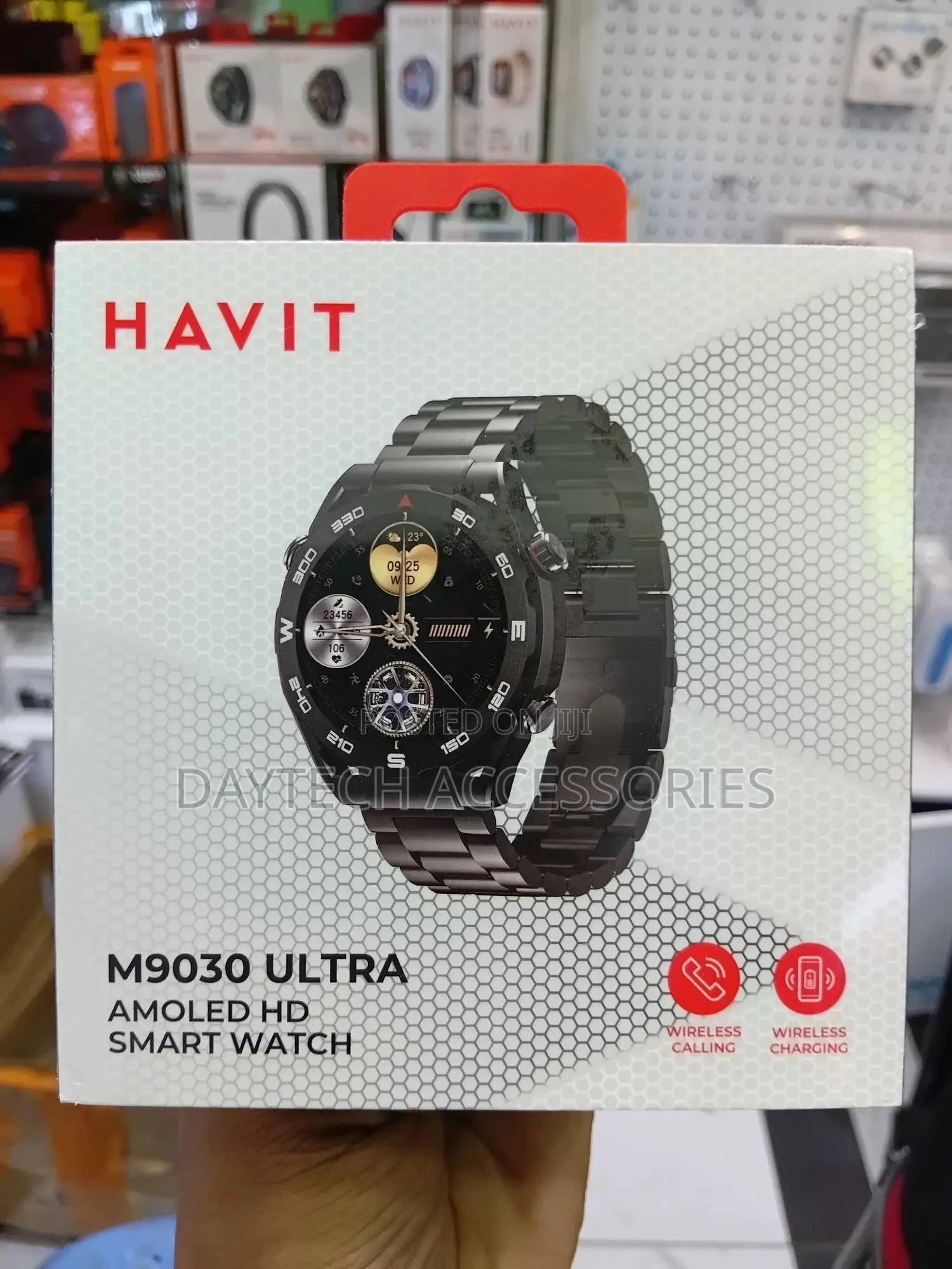 Havit M9030 Ultra Amoled Hd Smart Watch.