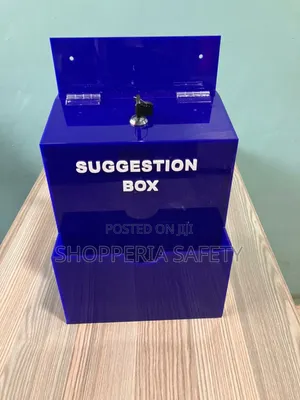Royal Blue Suggestion Box