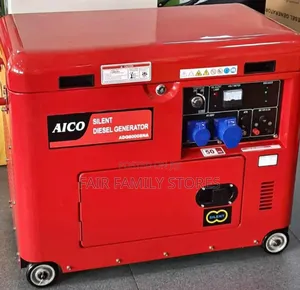 Adg6000sna Aico Japan Diesel Generator. 7.5kva Silent.