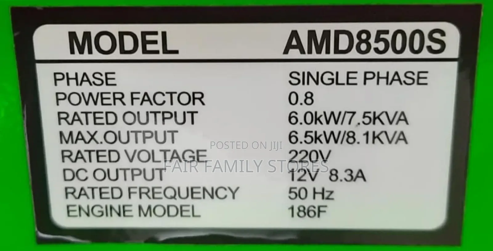 Astramilano Power Generator 7.5kva