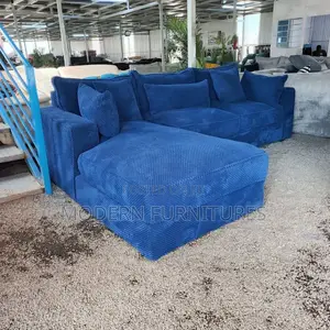 Beautiful Blue L Sofa