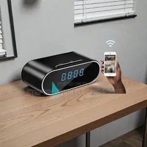 Cleary Night Vision and Motion Detection Hidden Wifi Clock Camera