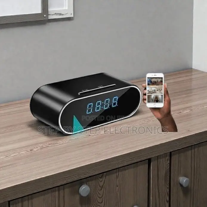 Security Spy Gadget Wifi Table Clock Camera With Remote View
