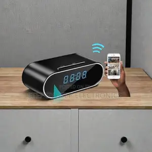 Remote Space Monitoring Smart Table Clock Camera With Night View