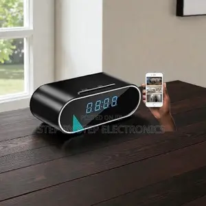 Childcare Monitoring Hidden Wifi Clock Camera With Night Vision