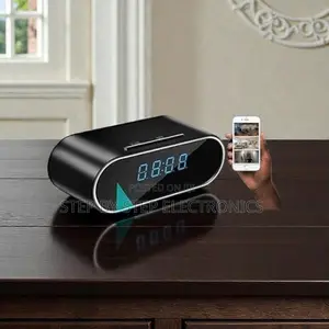 Childcare Monitoring Wifi Table Clock Camera With Audio Video