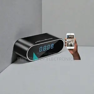 Home Security Smart Wifi Table Clock Spy Camera 1080p FHD