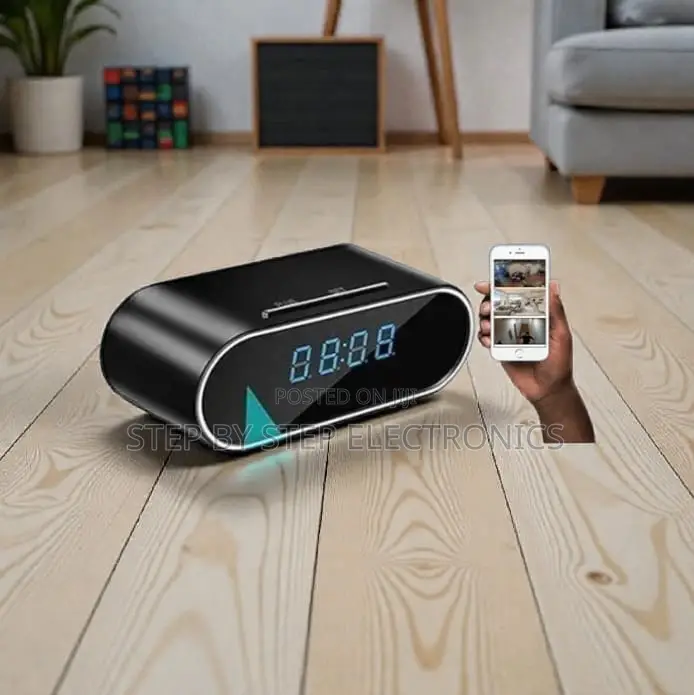 Motion Detection Smart Table Clock Hidden Camera 1080p Hd