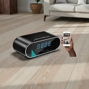 Motion Detection Wifi Table Clock Spy Camera With Remote Access