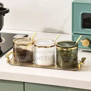 Acrylic Seasoning Box Set Seasoning Bottles