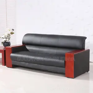 5-seater Executive Leather Reception Sofa Set