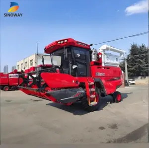 200 Horsepower Combine Harvester for Wheat, Rice, and Soybeans.