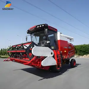 High-Yield Wheat Combine Harvesters, Large Agricultural Machinery