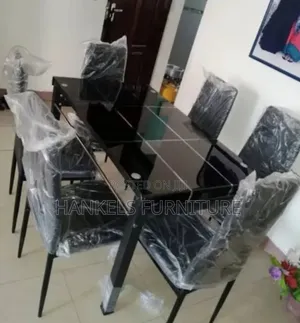 Modern 6 Seater Dining Table – Elegant Durable Living Room Set