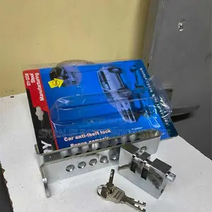 8holes Heavy Quality +3keys Theft Proof Security Pedal Stainless Steel