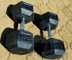 Durable Original Two 20kgs Hex Dumbbell Set