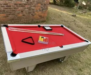 Pool Tables With Red Carpet and Slate Model N83w1