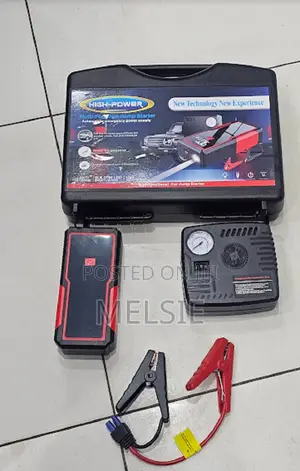 Car Jump Starter With Power Bank Battery Booster