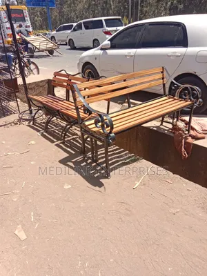 Allo Wood Mix Bench for Outdoor