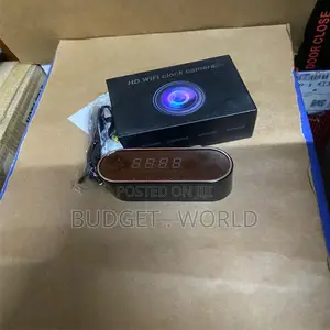 Digital Clock Wifi Camera – 1080p Motion Detection