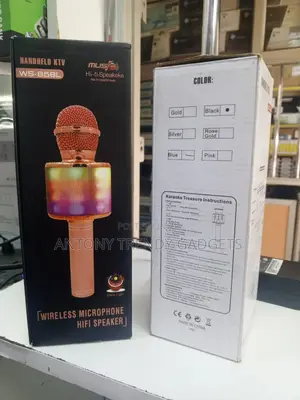 Handheld Wireless Karaoke Mic Usb Fm Rechargeable
