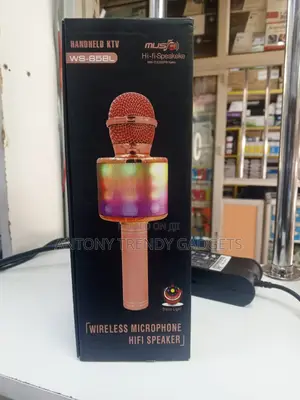 All-in-one Bluetooth Karaoke Microphone Speaker