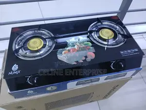 Nunix 2-Burner Table Glass Top Gas Cooke
