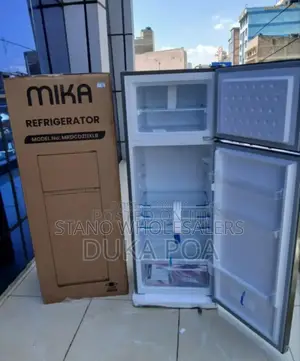 Wit Top Freezer. 6shelves. Mika 211litres Fridge