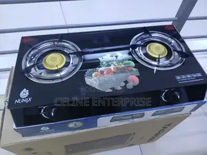 Nunix 2-Burner Table Glass Top Gas Cooke