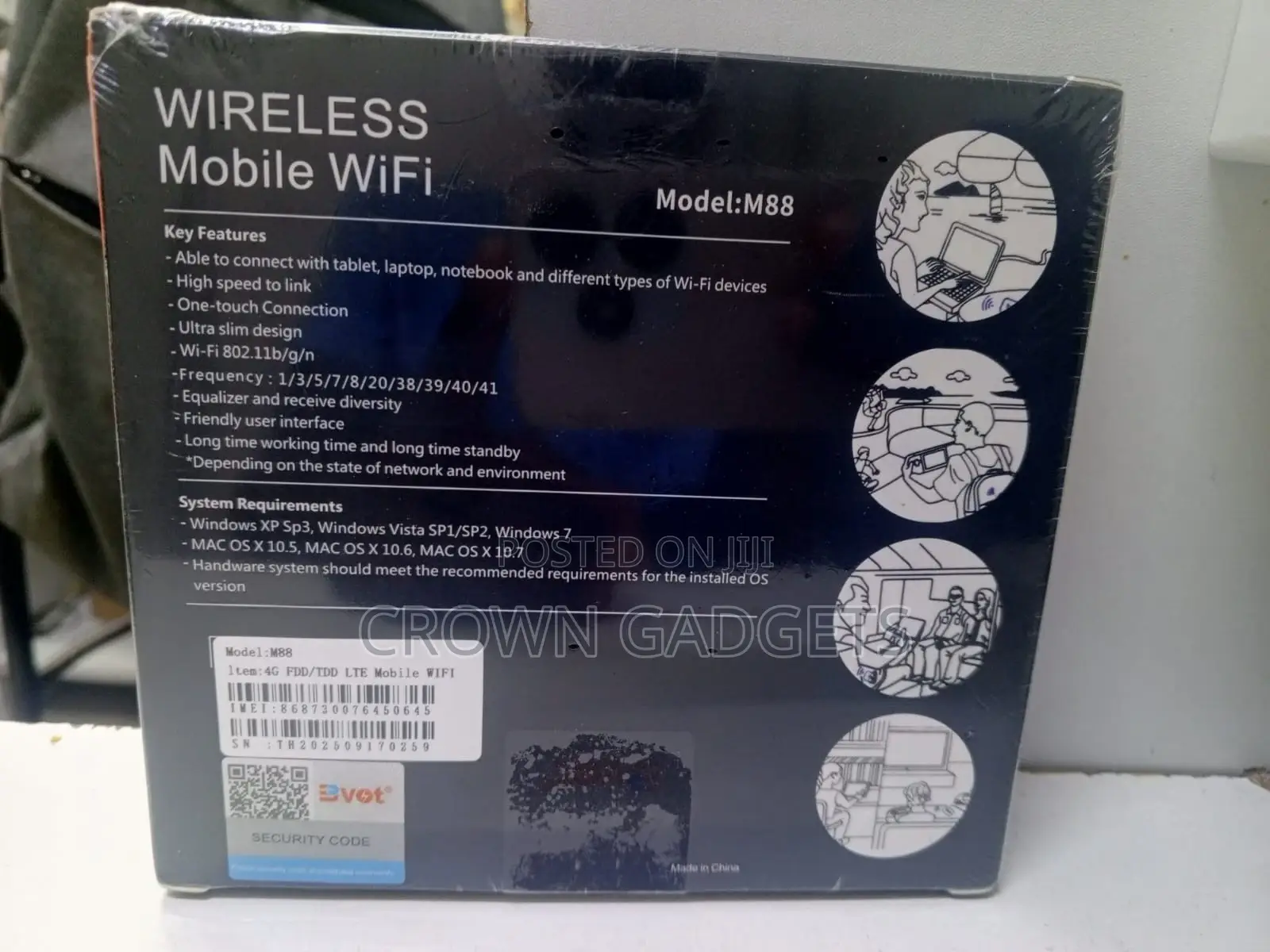 Bvot M88 Wireless Mifi 4g/5g One-Button Connect