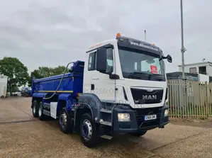 Man Tipper Double Steering 2018 White