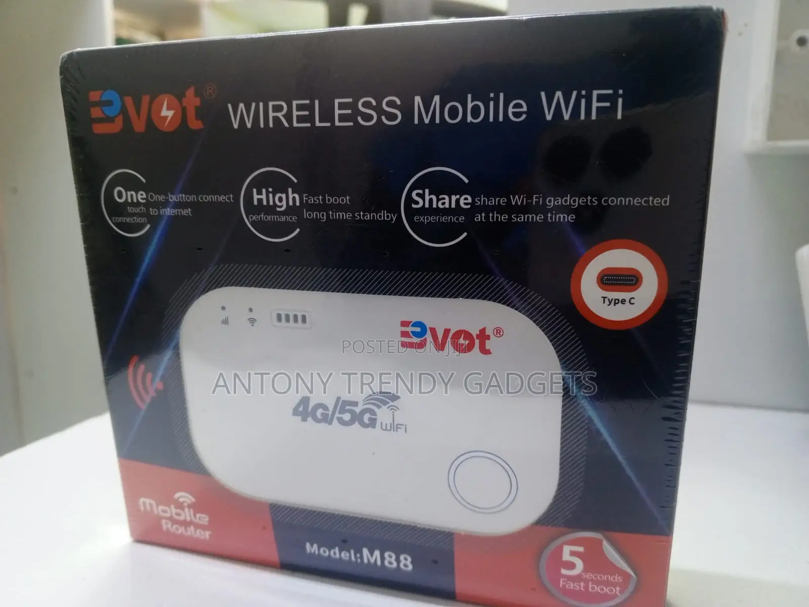 Bvot M88 Wireless Mobile Hotspot Multiple Devices