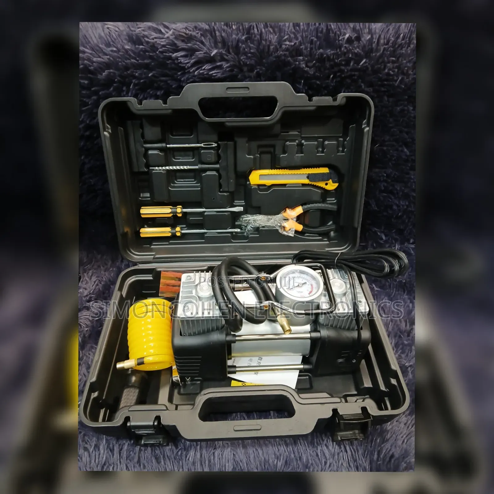 Air Compressor With Tools
