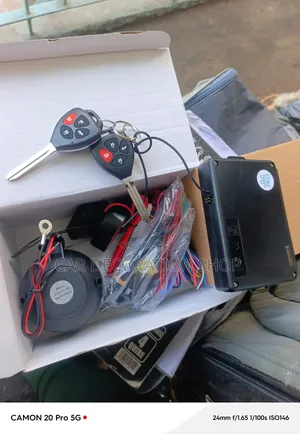 Alarm With Dual Remote Flipkeys Loud Siren,Cut Out 4 Theft Protection
