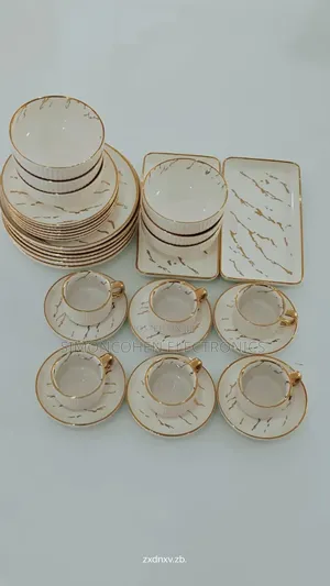 Elegant European Porcelain Dinner Set
