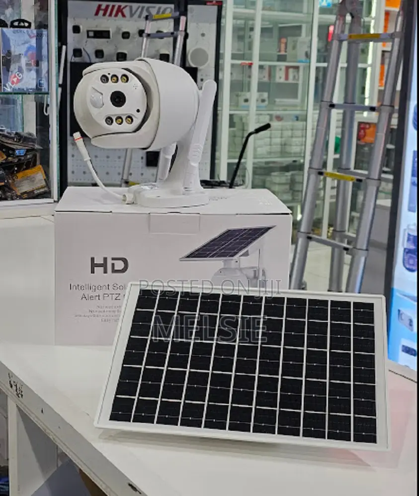 Wireless 4mp Hd Ubox S10 Solar Panel Powered PTZ Ip Camera