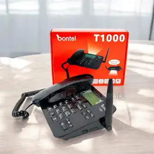 Bontel GSM Landline Desktop Phone With 32 Polyphony Ringtones