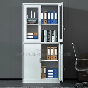 2-door Metallic Office Storage Cabinet