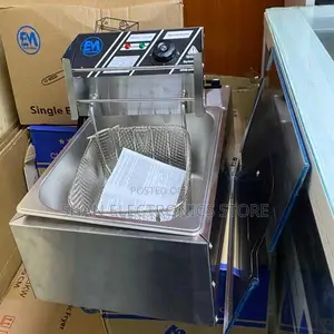 Single Tank Deep Fryer Large Capacity 6l for Home Commercial Use