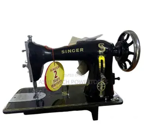 Singer Domestic Straight-Stitch Sewing Machine Head.