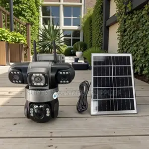 V380 Pro 20mp 4g PTZ Outdoor Two Way Audio Triple Lens Solar Camera