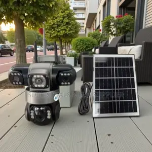 V380 Pro 20mp 4g PTZ Pir Human Detection Triple Lens Solar Camera