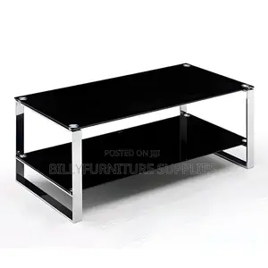 Glass Top Executive Coffee Table for Office