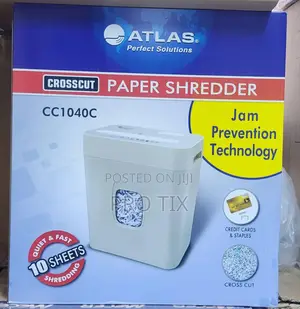 Atlas Cc1040 Crosscut Paper Shredder 10 Sheets – (As-S2-Cc1040)