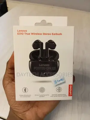 The Lenovo E310 True Wireless Stereo Earbuds.