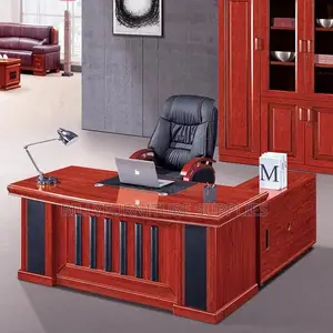 1.6m Executive Desk Mahogany