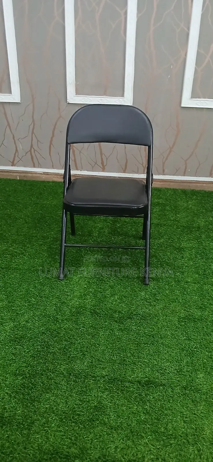Durable Black Folding Chair