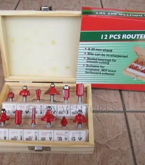 New 12 Pieces Router Bits