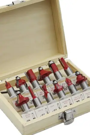 Unique 12 Pieces Router Bits