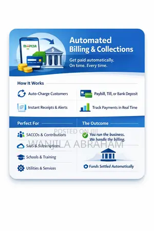 Automate Your Billing System – Mpesa-Paybill, Till Bank Payments